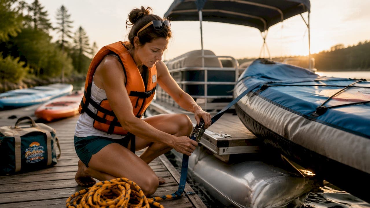 How to Load Water Toys onto a Rental Boat Safely