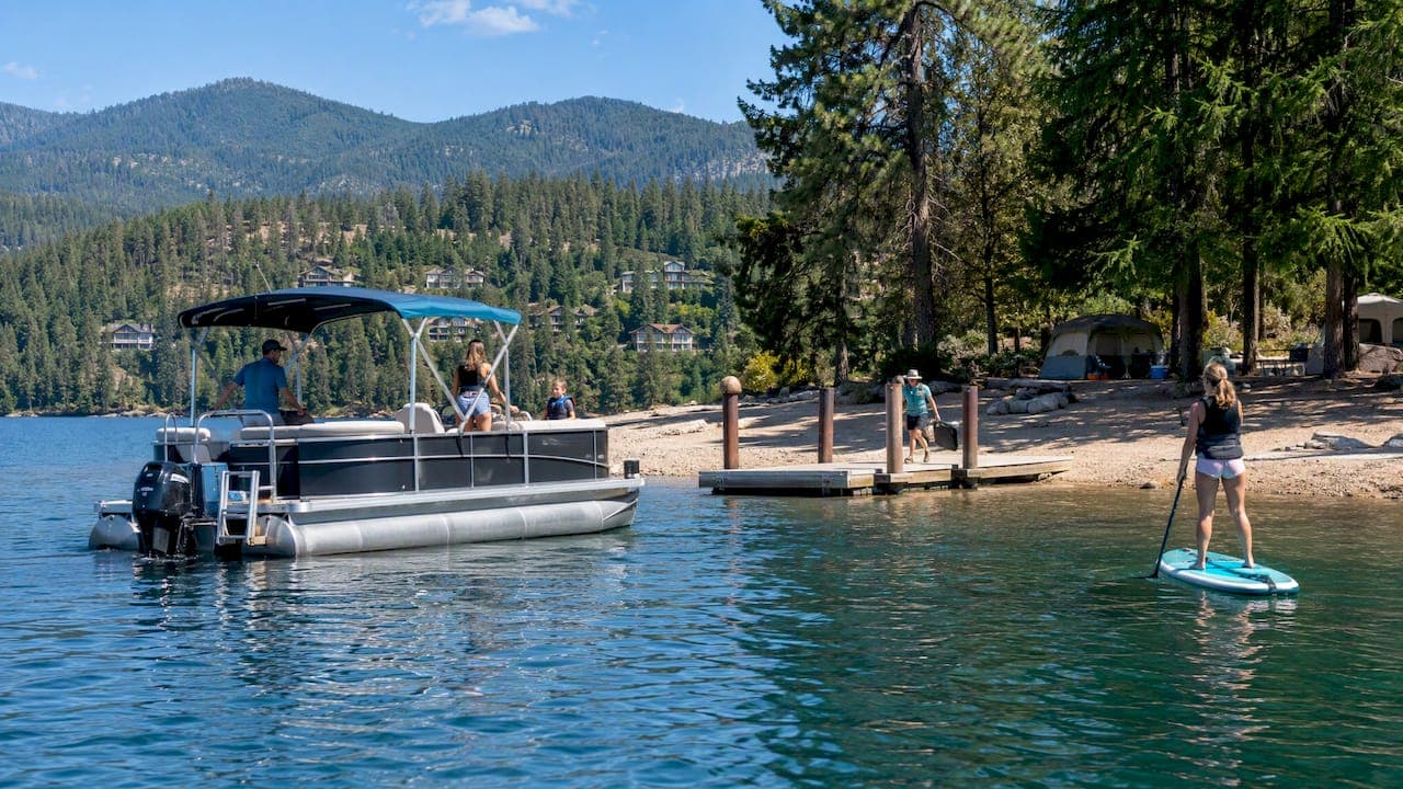 Beat Weekend Crowds at Coeur d'Alene's 5 Boat In Campsites